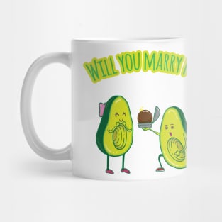 Will you marry me? - Funny Avocado Mug